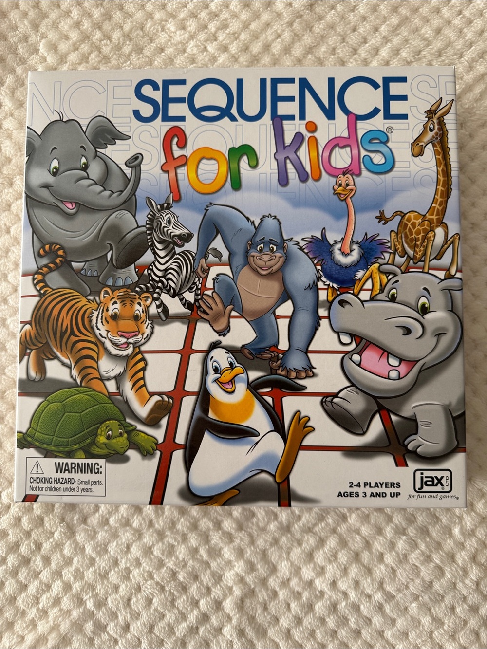 🦁 🆕 Sequence for Kids Board Game